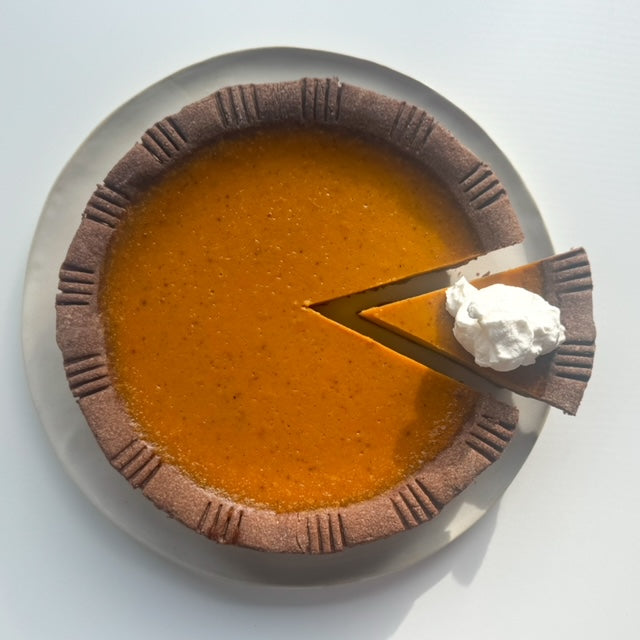 Kabocha Squash Coconut Garam Masala Pie