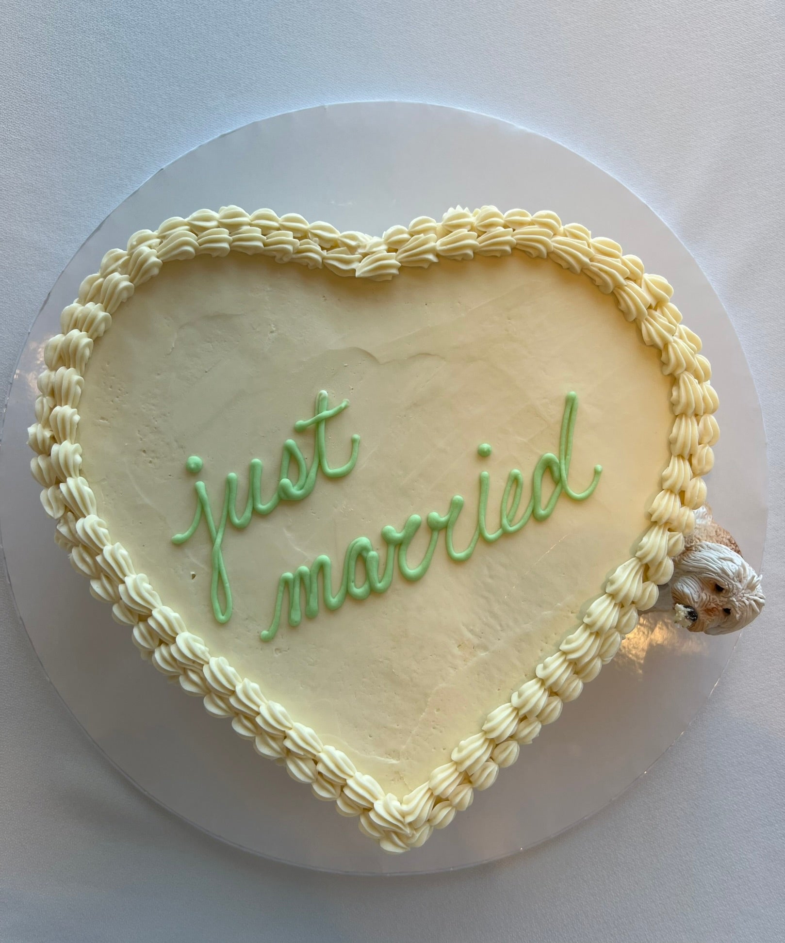 just married vintage cake seattle