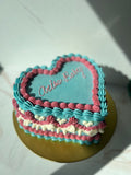 vintage heart cake vintage birthday cake seattle