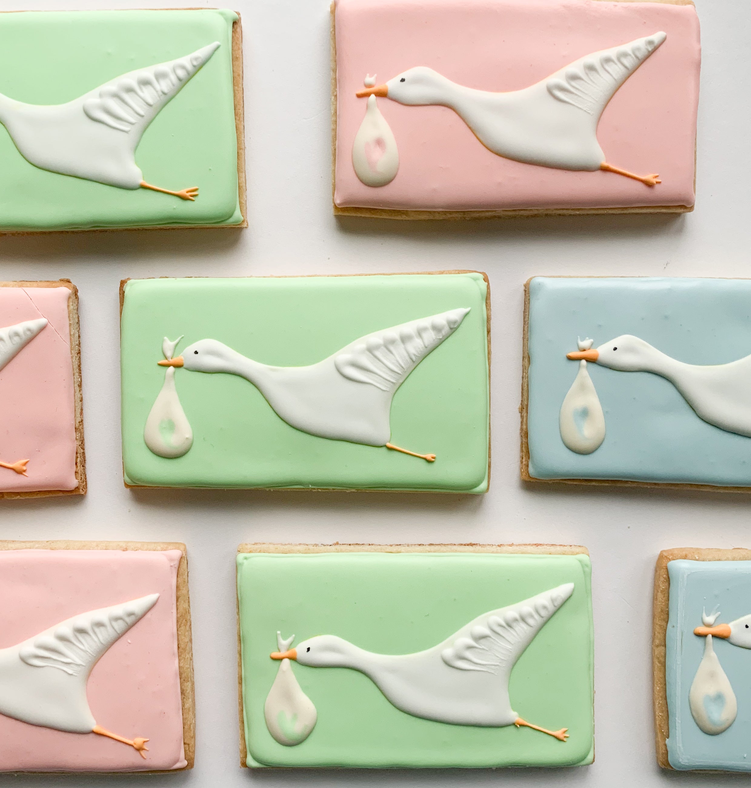 Seattle baby shower cookies